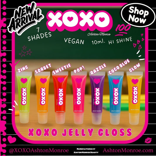 XOXO JELLY GLOSS (SQUEEZE TUBES)