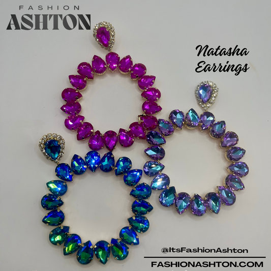 NATASHA EARRINGS- MULTIPLE COLORS