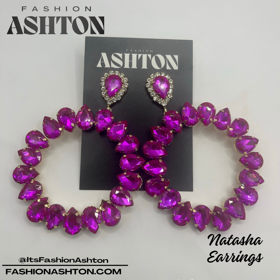 NATASHA EARRINGS- MULTIPLE COLORS