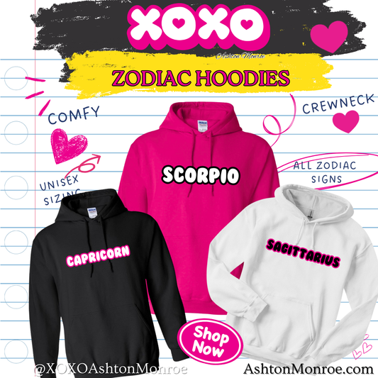 ZODIAC CREWNECK SWEATSHIRT  (Leo-Sagittarius)