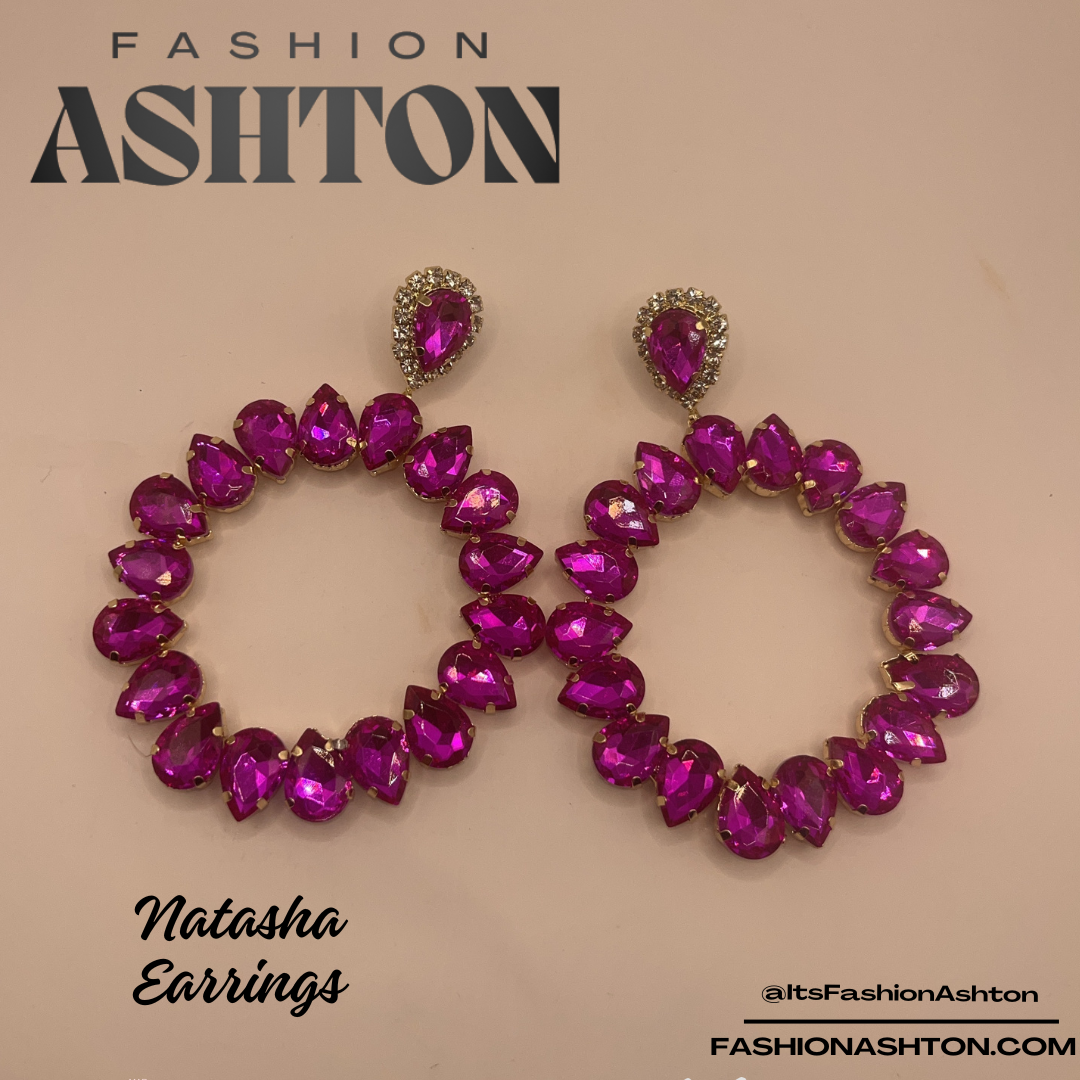 NATASHA EARRINGS- MULTIPLE COLORS